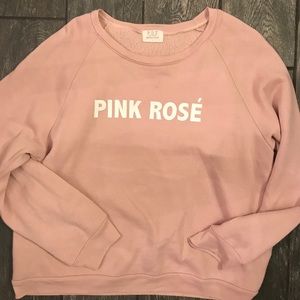 Pink Rose sweater size L